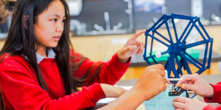 Grades-1-5-students Student experimenting in STEM class