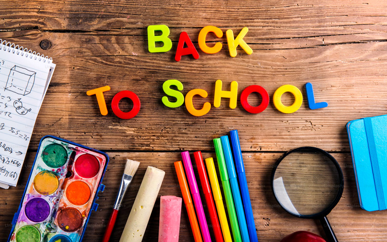 Back to School sign